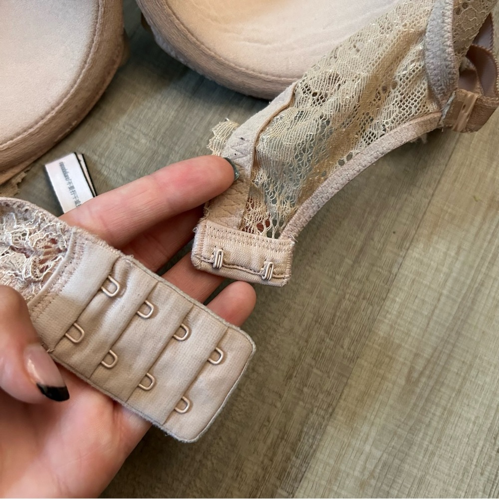 Victoria’s Secret Dream Angels Tan Lace Lined Demi Bra - Picture 8 of 9